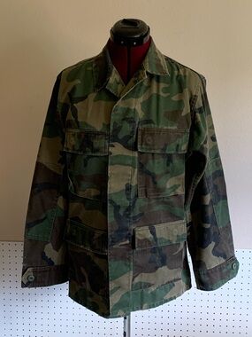 Camouflage Field Jacket - Green Camo